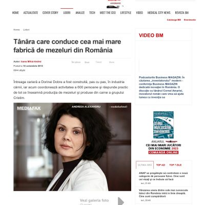 Tânăra care conduce cea mai mare fabrică de mezeluri din România_pages-to-jpg-0001 Tânăra care conduce cea mai mare fabrică de mezeluri din România_pages-to-jpg-0001